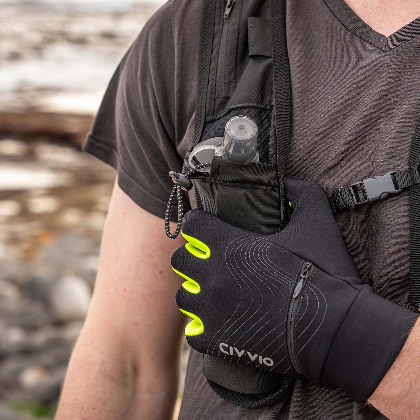 Trail Vest and 500ml Soft Flask