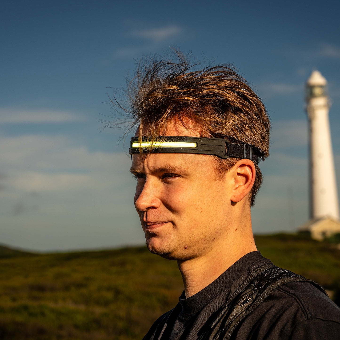 Rechargeable & Adjustable Headlamp with sensor mode