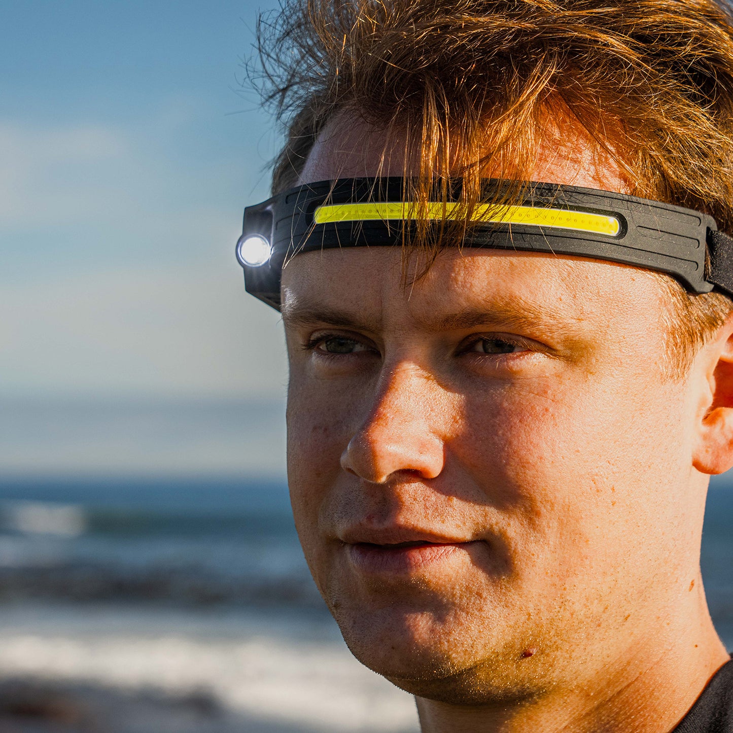 Rechargeable & Adjustable Headlamp with sensor mode